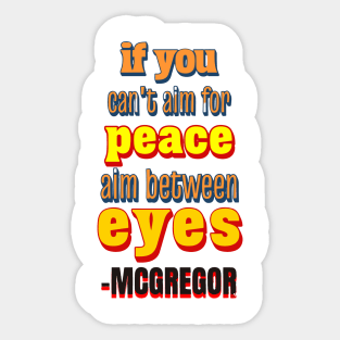 Conor Mcgregor Quote Sticker
